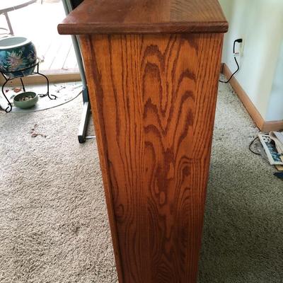 White Clad Ice Box Wooden Cabinet -Lot 286