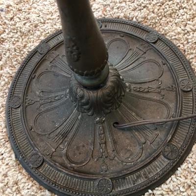 Antique Cast Metal Floor Lamp -Lot 287