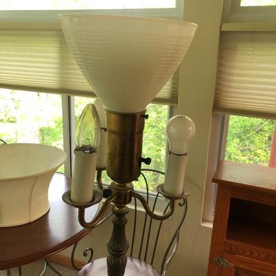 Antique Cast Metal Floor Lamp -Lot 287