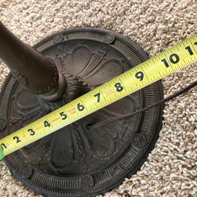 Antique Cast Metal Floor Lamp -Lot 287