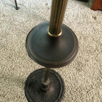 Antique Cast Metal Floor Lamp -Lot 287