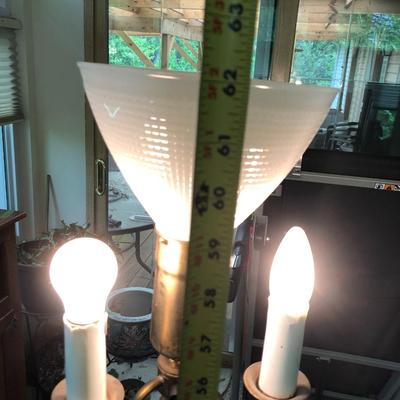 Antique Cast Metal Floor Lamp -Lot 287