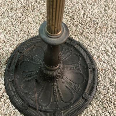 Antique Cast Metal Floor Lamp -Lot 287