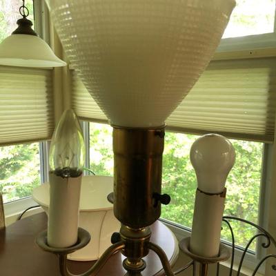 Antique Cast Metal Floor Lamp -Lot 287