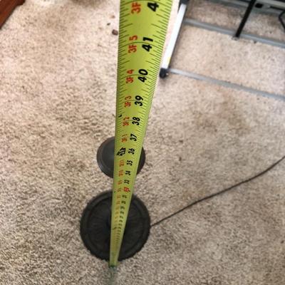 Antique Cast Metal Floor Lamp -Lot 287