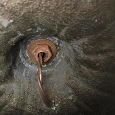 Antique Cast Metal Floor Lamp -Lot 287