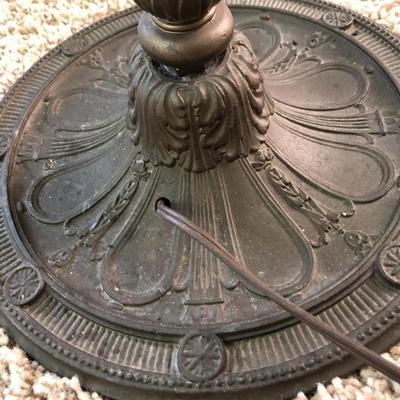 Antique Cast Metal Floor Lamp -Lot 287