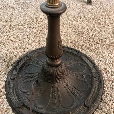 Antique Cast Metal Floor Lamp -Lot 287