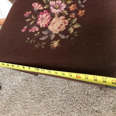 Antique Needlepoint Chair -Lot 288