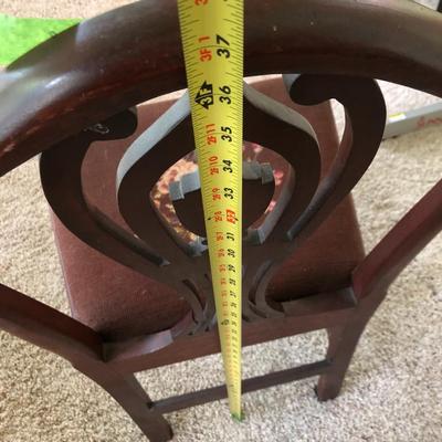 Antique Needlepoint Chair -Lot 288