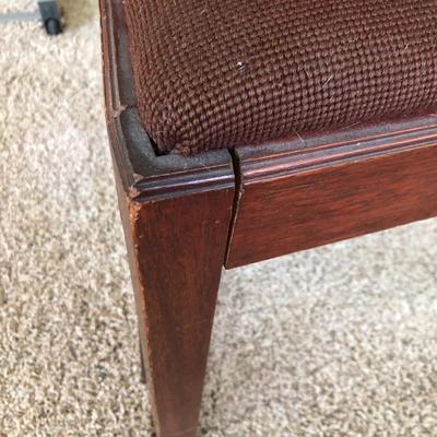 Antique Needlepoint Chair -Lot 288