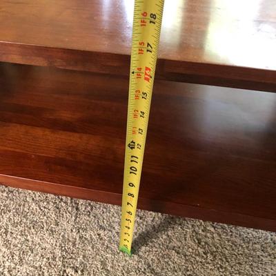 Two Ethan Allen Mission Style Matching Wooden Coffee/End Tables -Lot 290