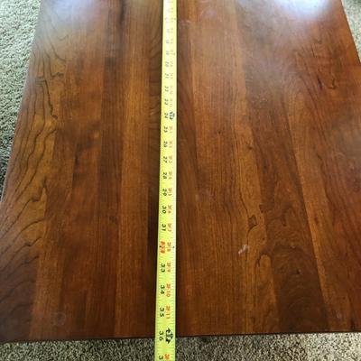 Two Ethan Allen Mission Style Matching Wooden Coffee/End Tables -Lot 290
