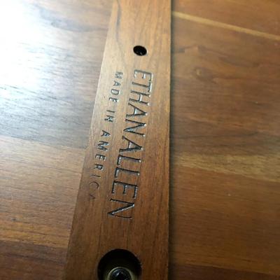 Two Ethan Allen Mission Style Matching Wooden Coffee/End Tables -Lot 290