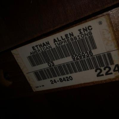 Two Ethan Allen Mission Style Matching Wooden Coffee/End Tables -Lot 290