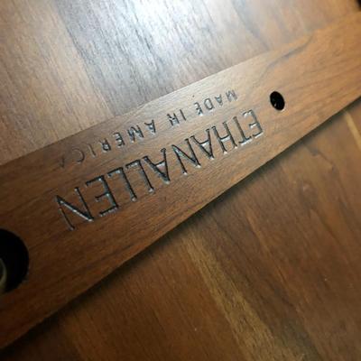 Two Ethan Allen Mission Style Matching Wooden Coffee/End Tables -Lot 290