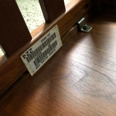 Two Ethan Allen Mission Style Matching Wooden Coffee/End Tables -Lot 290