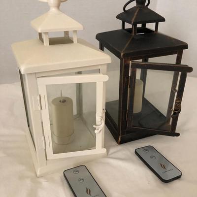 Home Decor Lantern with Remotes -Lot 292
