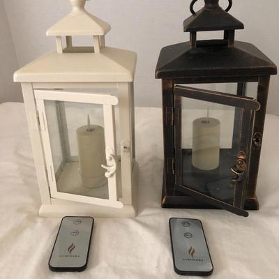 Home Decor Lantern with Remotes -Lot 292