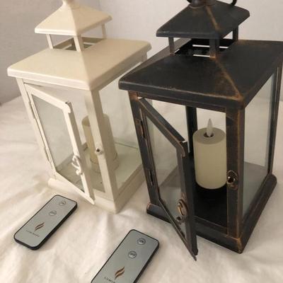 Home Decor Lantern with Remotes -Lot 292