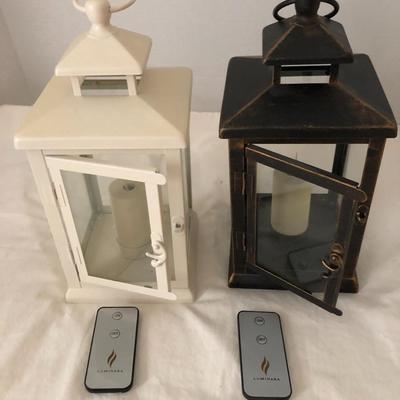 Home Decor Lantern with Remotes -Lot 292