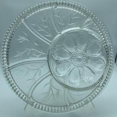 Indiana glass,deviled egg platter