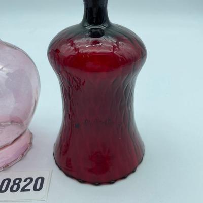 Dusty Rose/Red honeycomb votive peg candle holder
