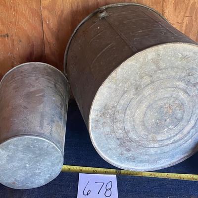 Vintage Buckets