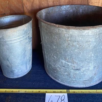 Vintage Buckets