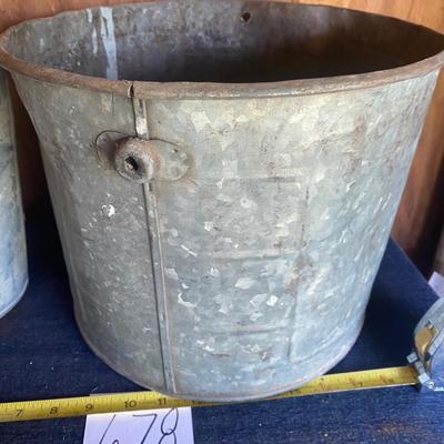 Vintage Buckets