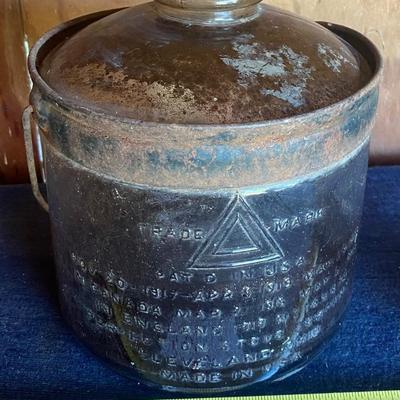 Vintage Kerosene Jar with Handle