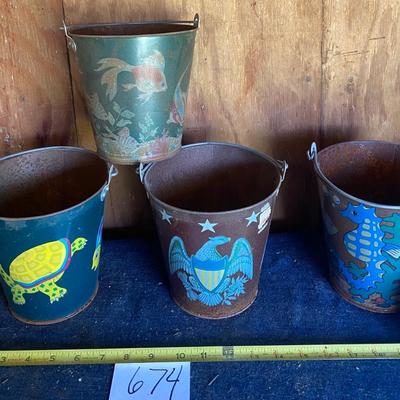 Vintage Small Buckets