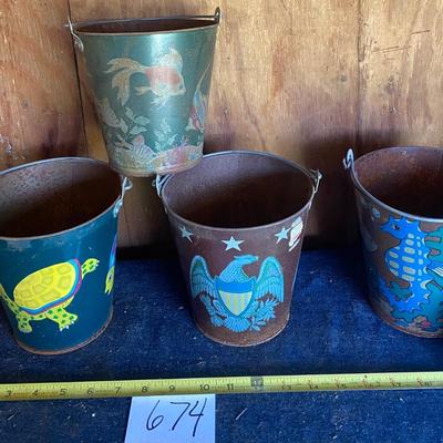 Vintage Small Buckets