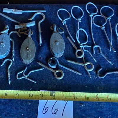 Pulleys and Hooks