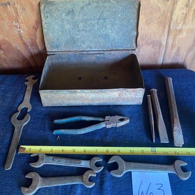 Vintage Tools and Box