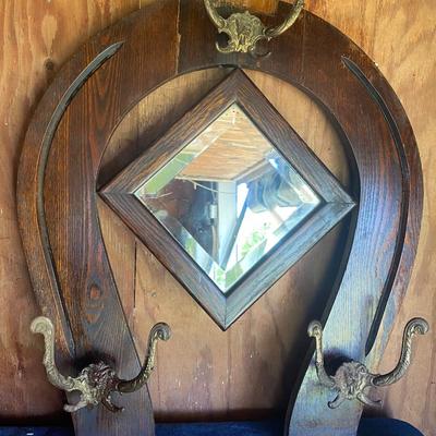 Vintage Hanging Hat Rack