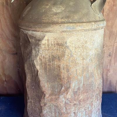 Old Used Milk Can