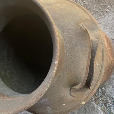Old Used Milk Can
