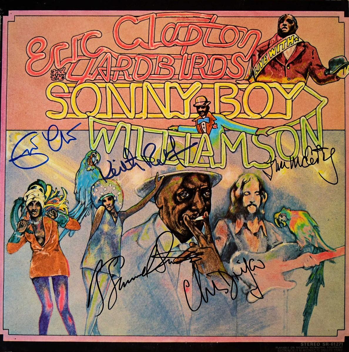 The Yardbirds signed Sonny Boy Williamson & the Yardbirds album ...