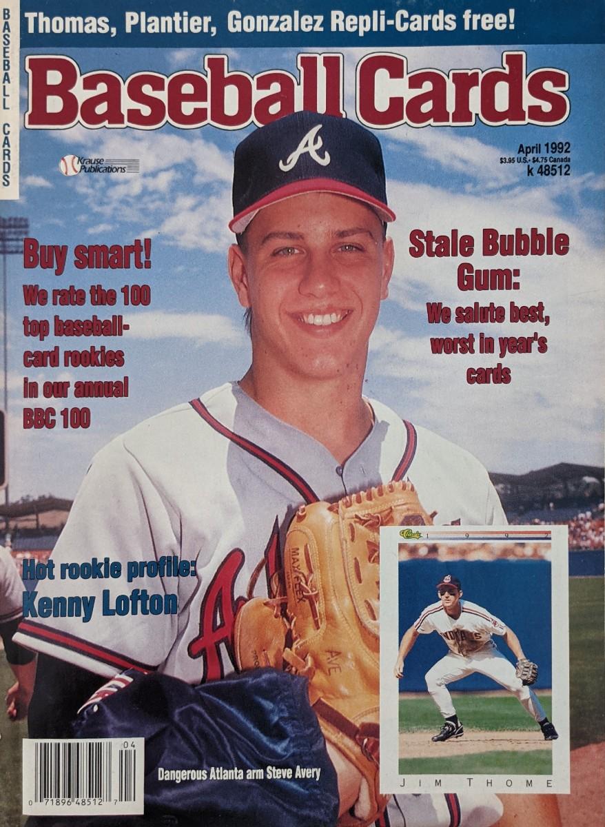 Baseball Cards Magazine April 1992