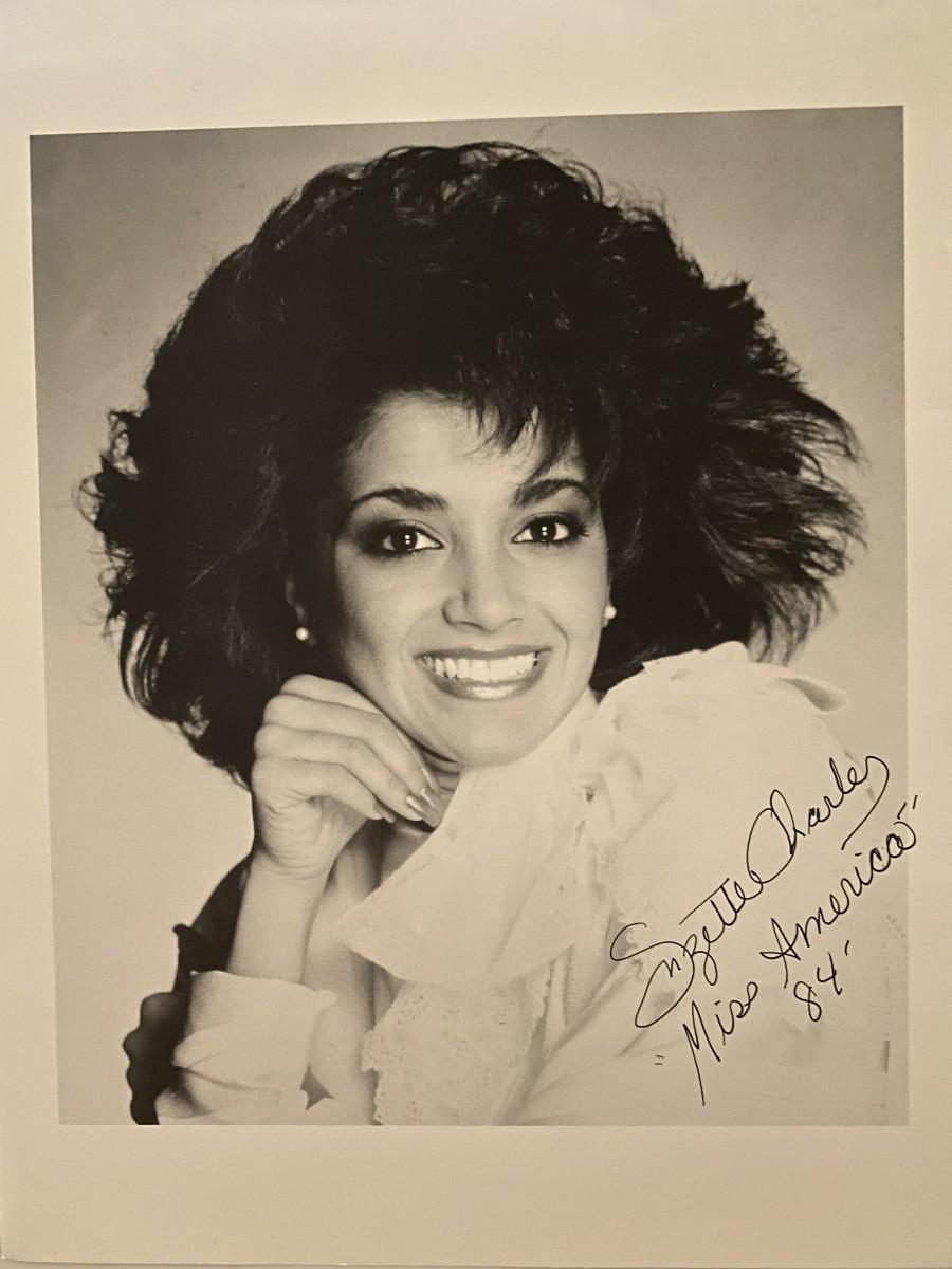 1984 Miss America Suzette Charles signed photo | EstateSales.org