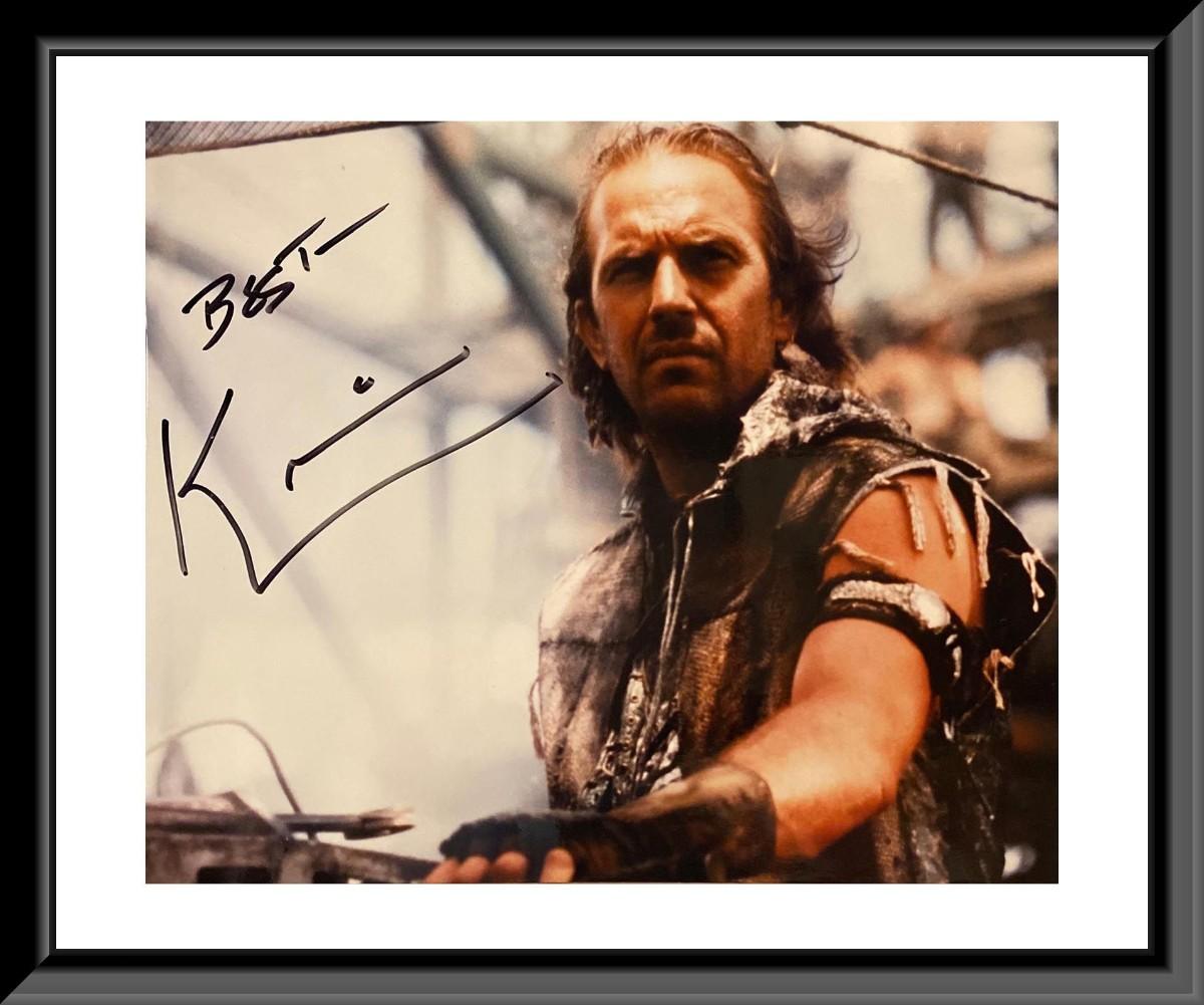 Waterworld Signed Movie Photo Autographed by Kevin 8X10 Inches 