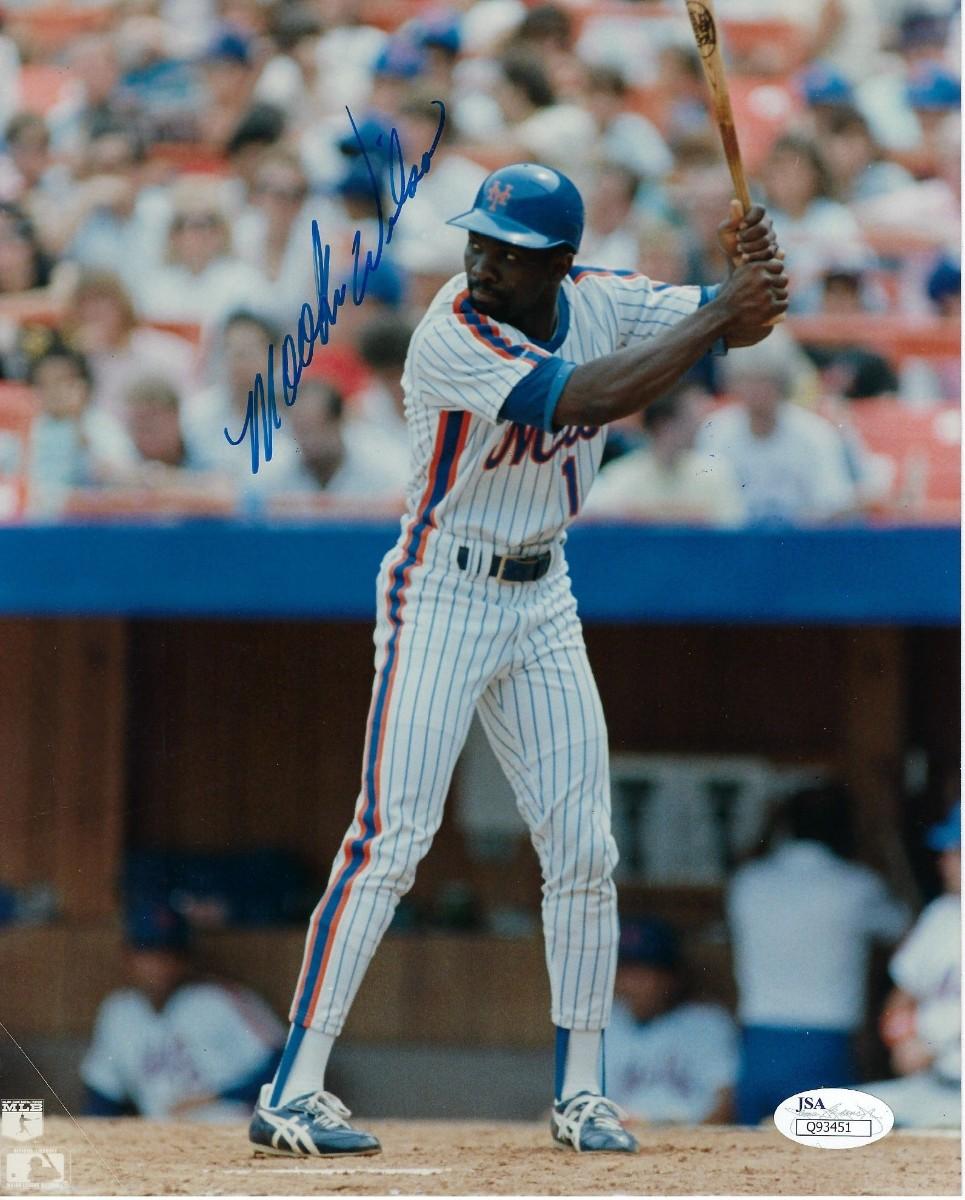 Mookie Wilson signed photo | EstateSales.org