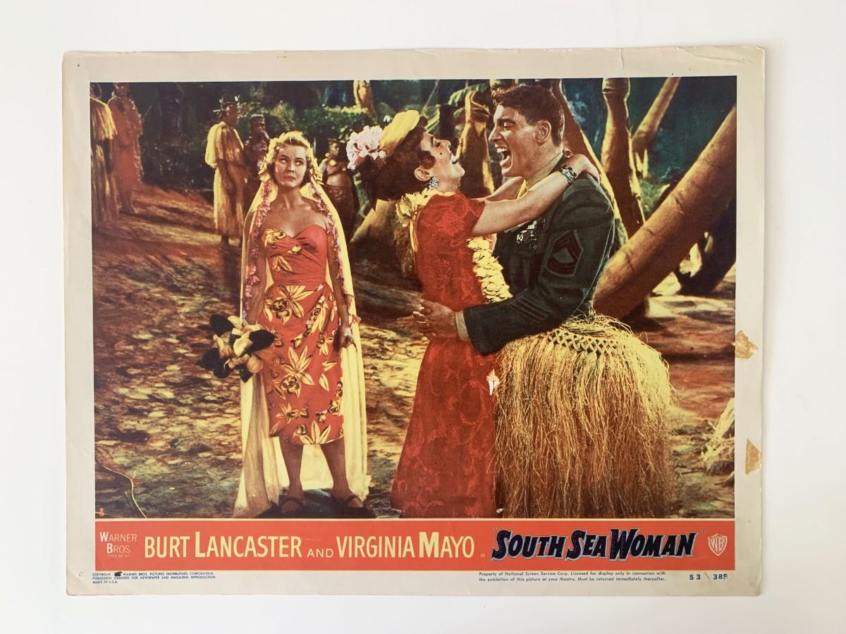 South Sea Woman original 1953 vintage lobby card | EstateSales.org