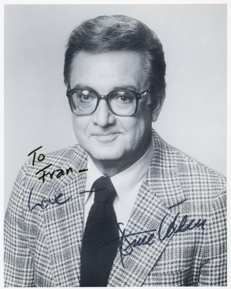 Steve Allen signed photo