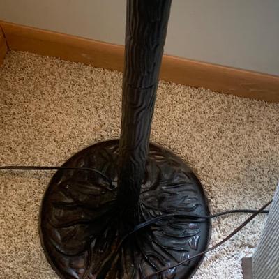 Large Tiffany Style Floor Lamp - Tested