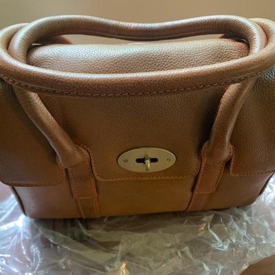 New In Box Lusso Brown Leather Purse