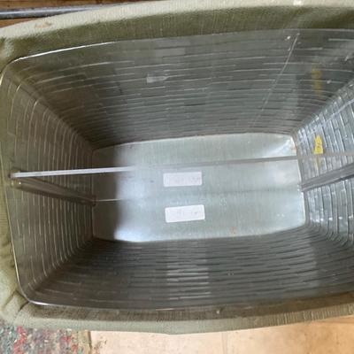 3 Longaberger Baskets - Magazine Rack + 2 Other Baskets Lot