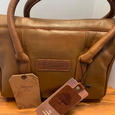 New In Plastic Ashwood Brown Leather Purse Hand Bag