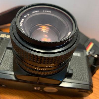 Minolta X-700 35mm Camera & Flash